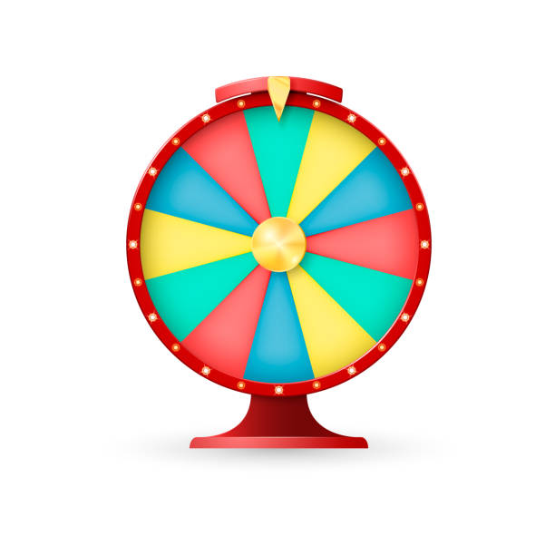 picture of a lottery wheel that is a link to the repo for the code